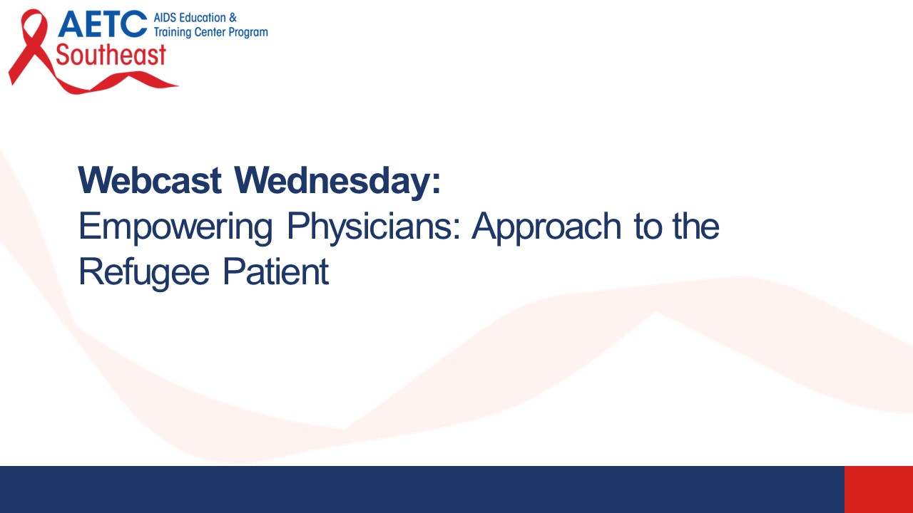 Empowering Physicians - Approach to the Refugee Patient Title Slide