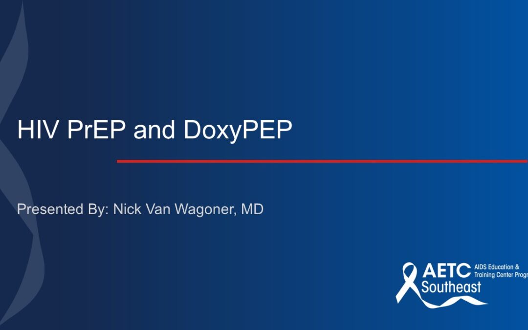 Webinar: Innovations in STI Prevention: PrEP and DoxyPEP