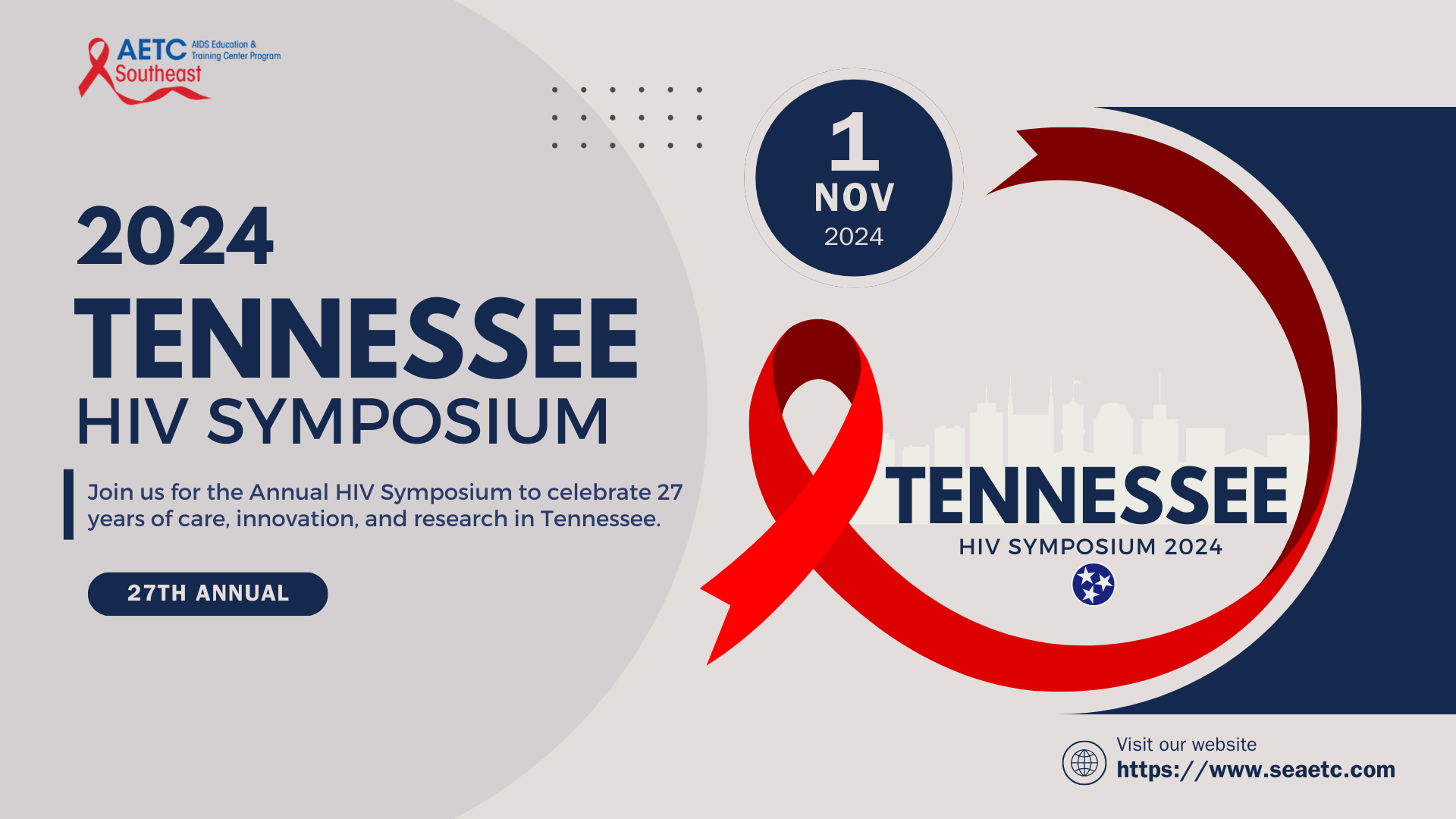 Tennessee HIV Symposium 2024 Banner